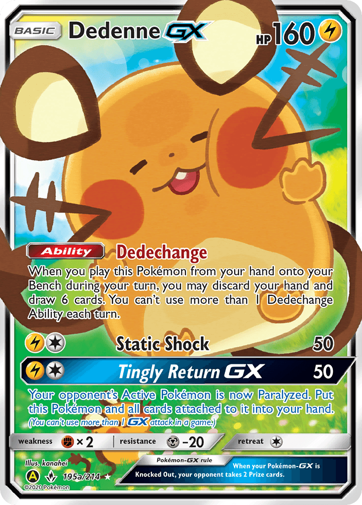 Dedenne-GX (Unbroken Bonds) - 195a/214