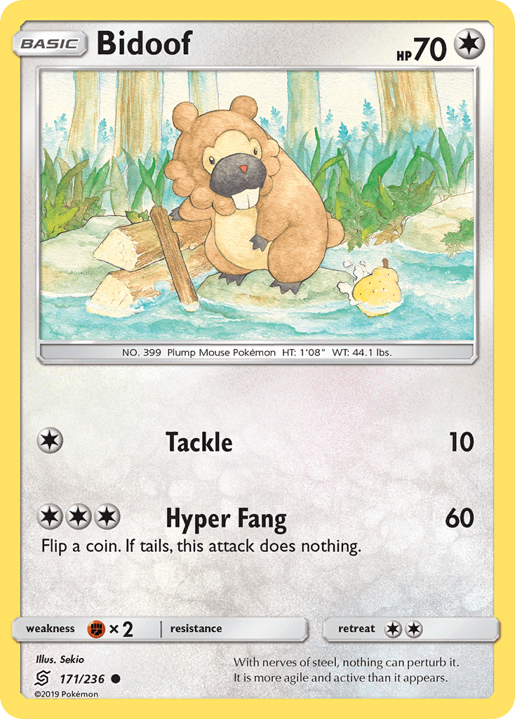 Bidoof (Unified Minds) - 171/236