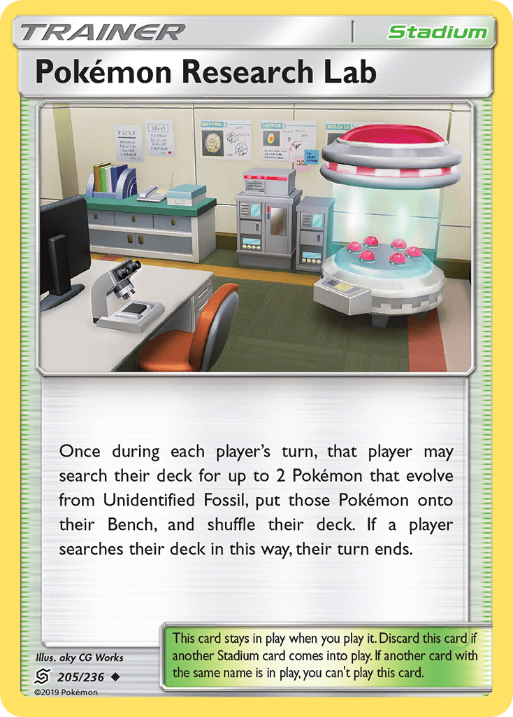 Pokémon Research Lab (Unified Minds) - 205/236