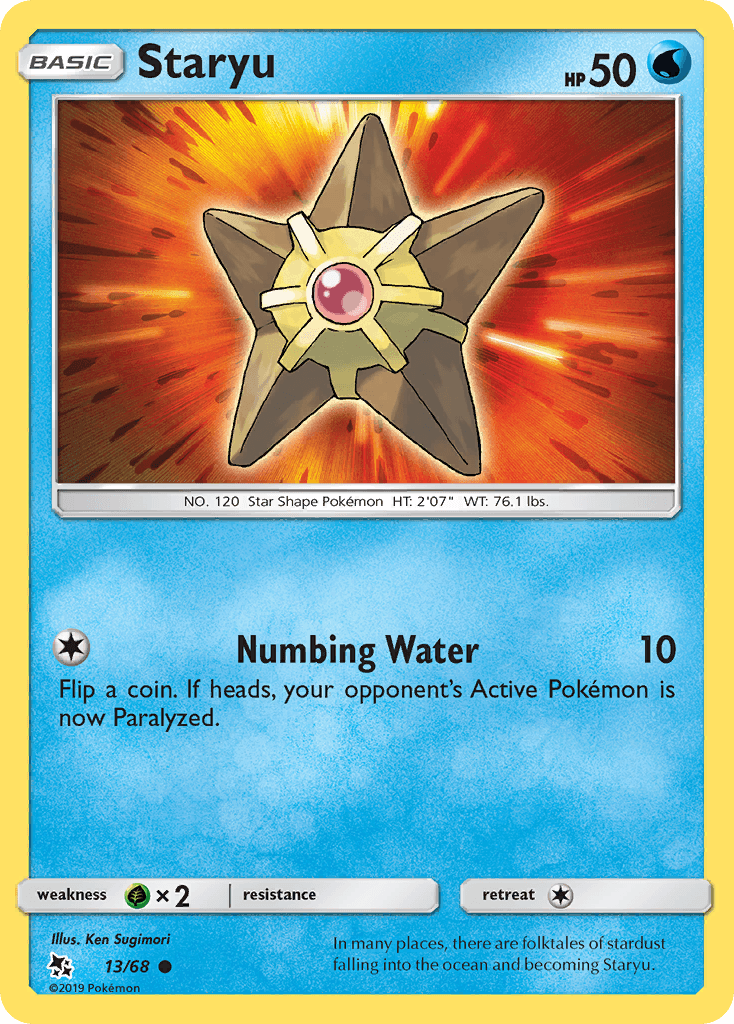 Staryu (Hidden Fates) - 13/68