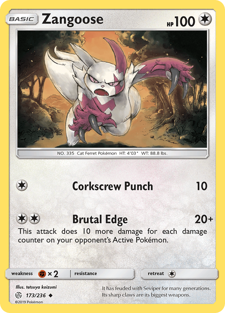 Zangoose (Cosmic Eclipse) - 173/236