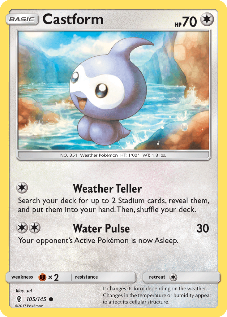 Castform (Guardians Rising) - 105/145