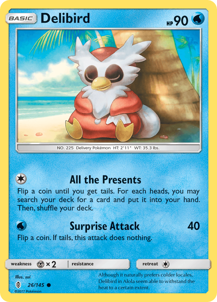 Delibird (Guardians Rising) - 26/145