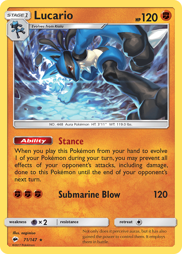 Lucario (Burning Shadows) - 71/147