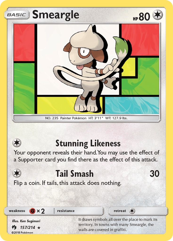 Smeargle (Lost Thunder) - 157/214