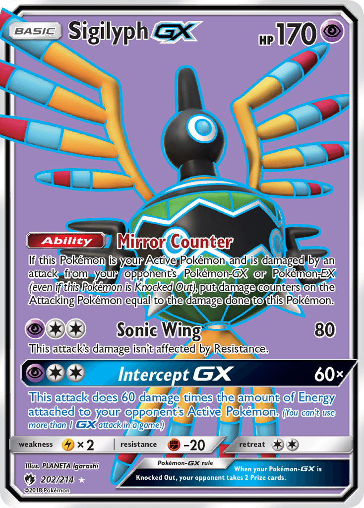 Sigilyph-GX (Lost Thunder) - 202/214