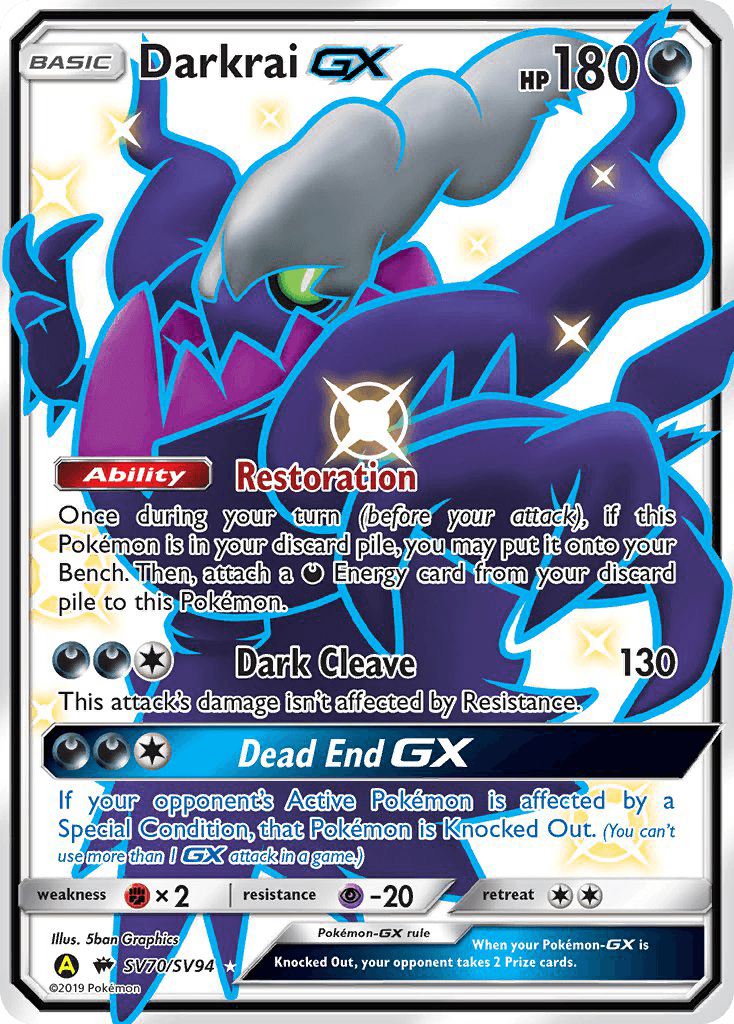 Darkrai-GX (Shiny Vault) - SV70/94