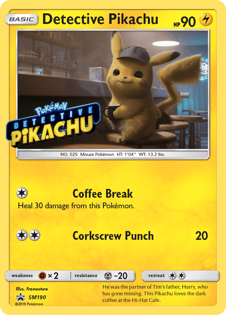 Detective Pikachu (SM Black Star Promos) - SM190/248