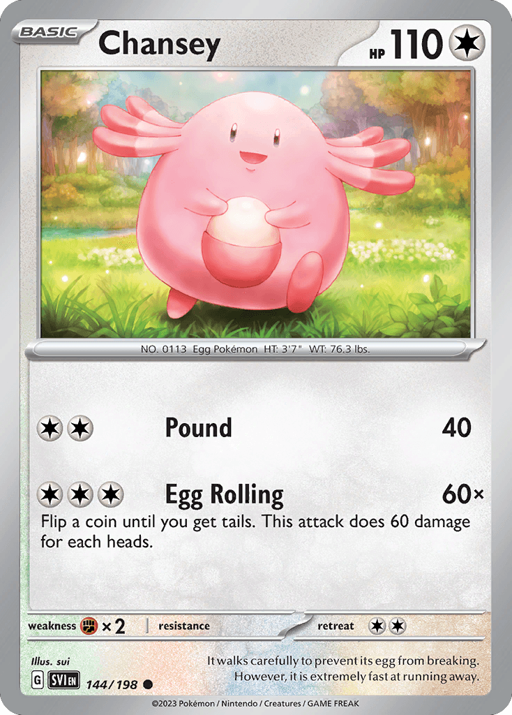 Chansey (Scarlet & Violet) - 144/198