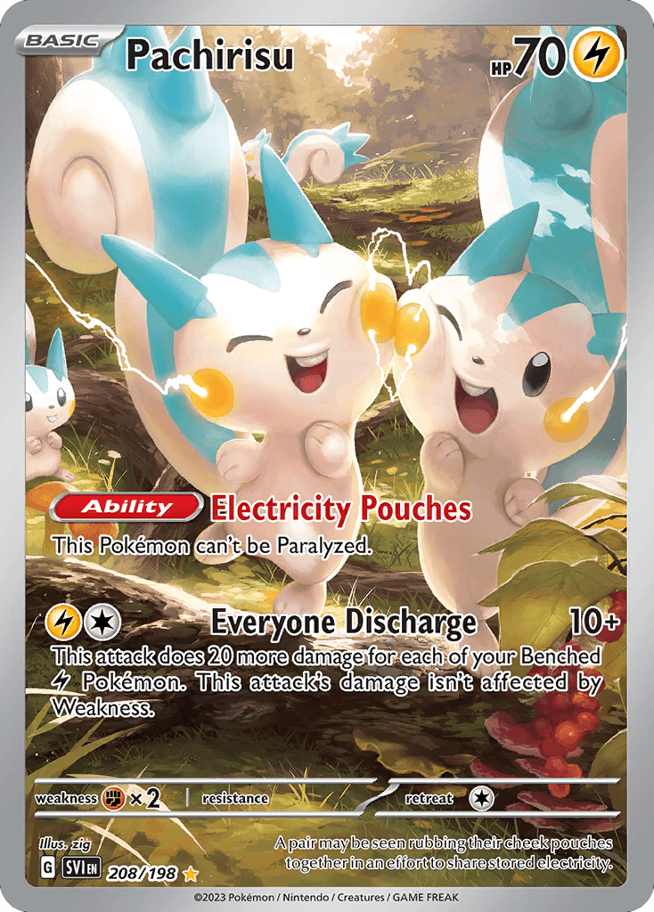 Pachirisu (Scarlet & Violet) - 208/198