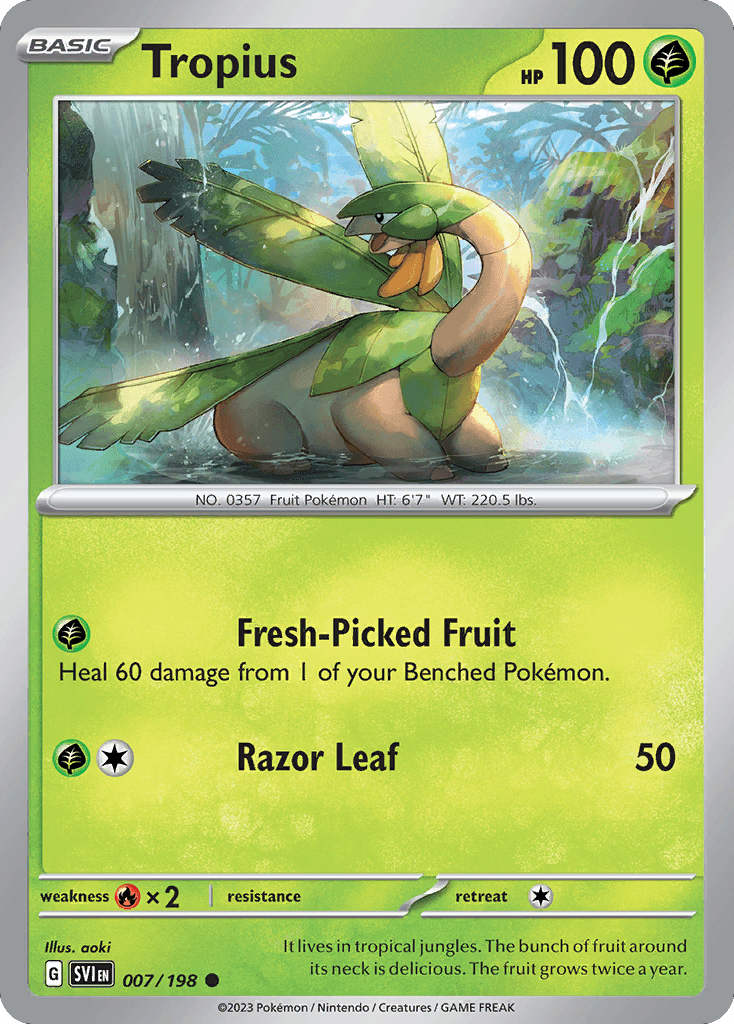 Tropius (Scarlet & Violet) - 7/198