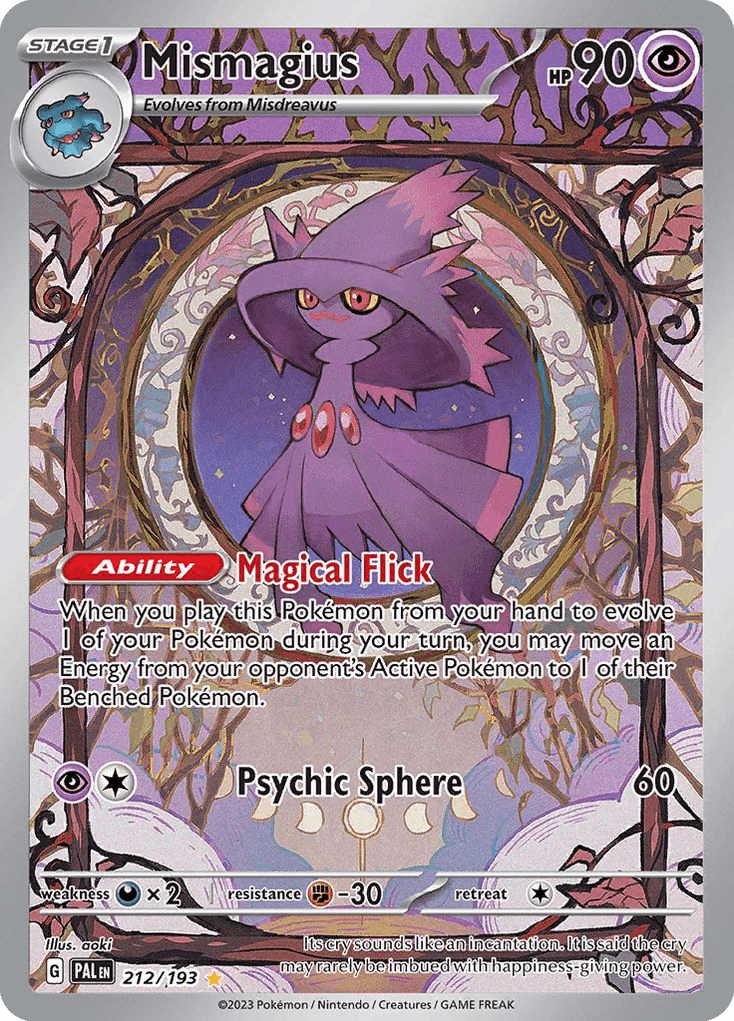 Mismagius (Paldea Evolved) - 212/193