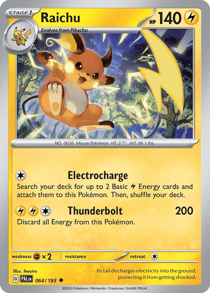 Raichu (Paldea Evolved) - 64/193