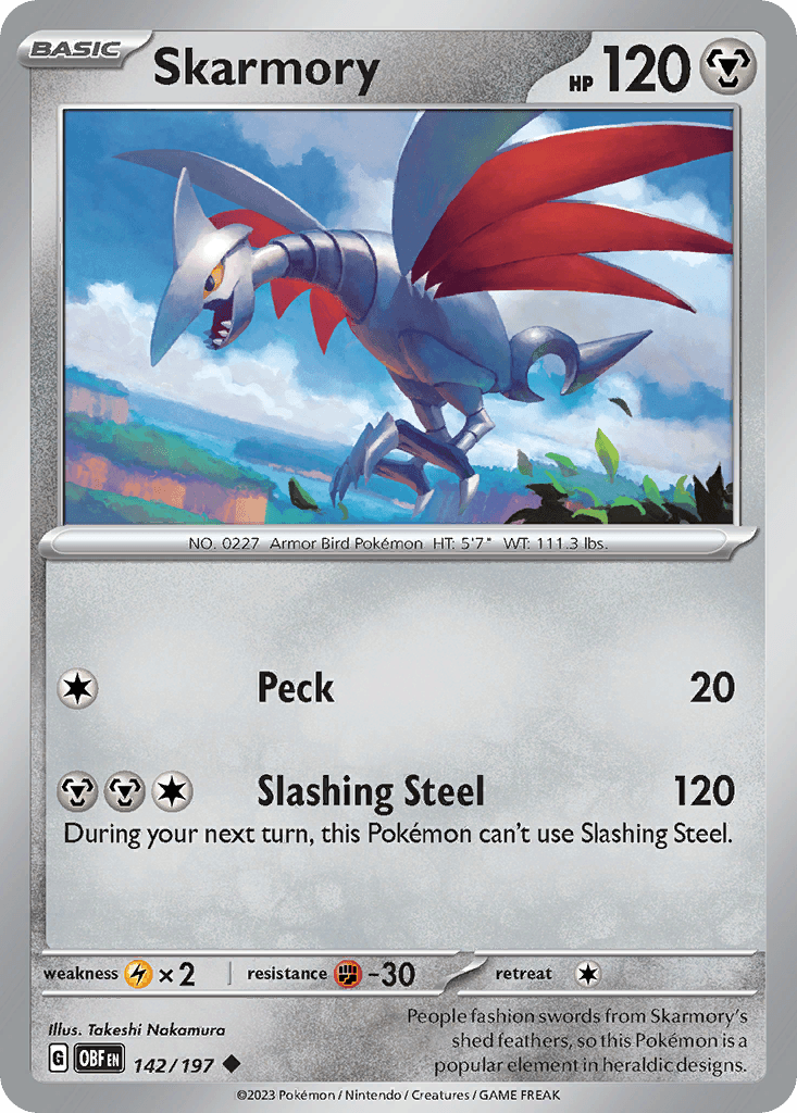 Skarmory (Obsidian Flames) - 142/197