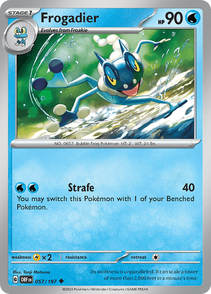 Frogadier (Obsidian Flames) - 57/197