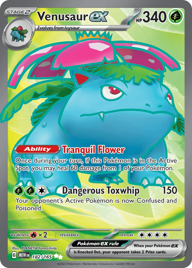 Venusaur ex (151) - 182/165