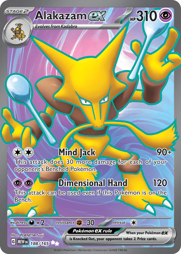 Alakazam ex (151) - 188/165