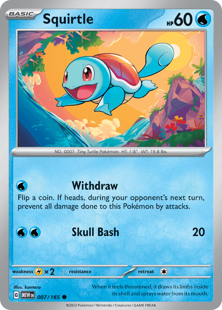 Squirtle (151) - 7/165
