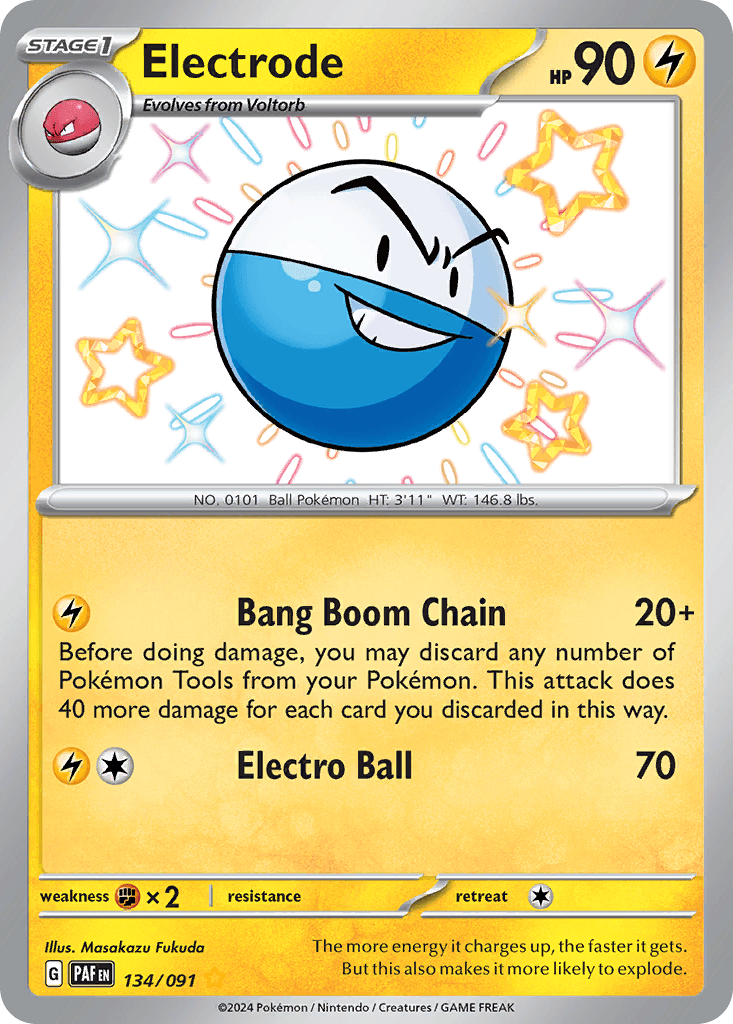 Electrode (Paldean Fates) - 134/91