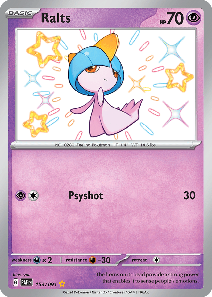 Ralts (Paldean Fates) - 153/91