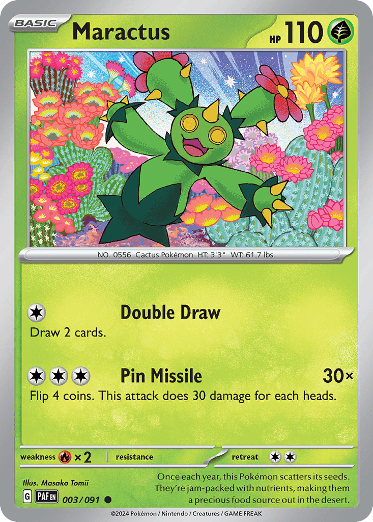 Maractus (Paldean Fates) - 3/91