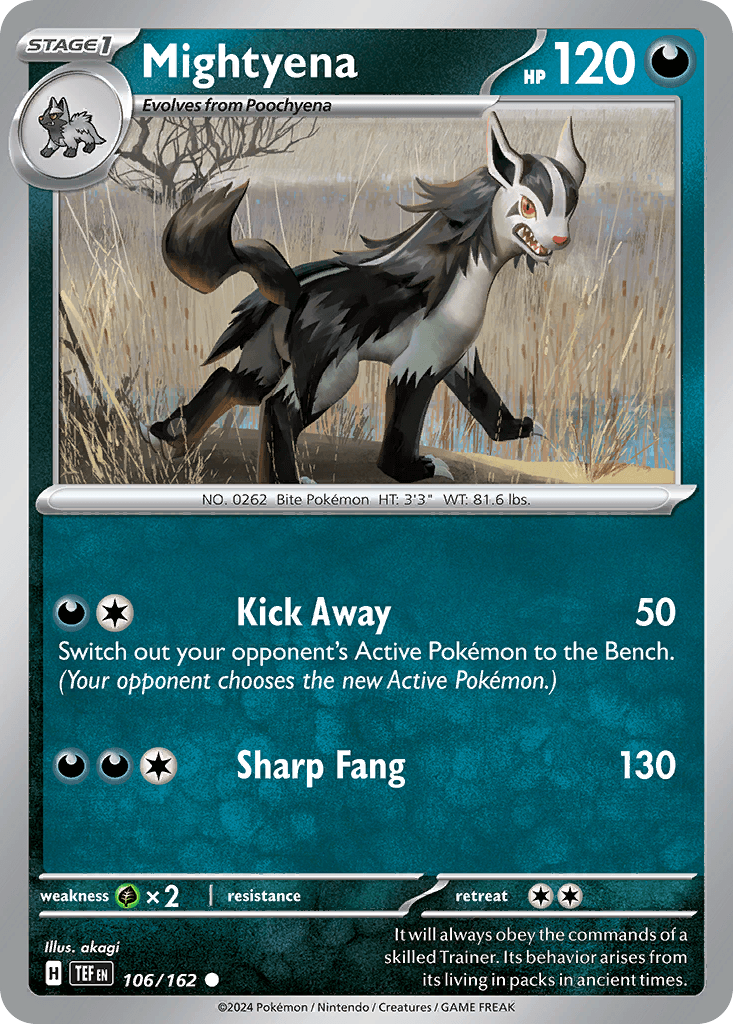 Mightyena (Temporal Forces) - 106/162