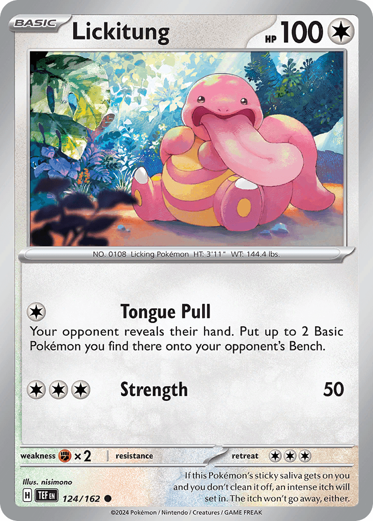 Lickitung (Temporal Forces) - 124/162