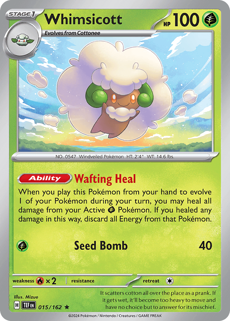 Whimsicott (Temporal Forces) - 15/162