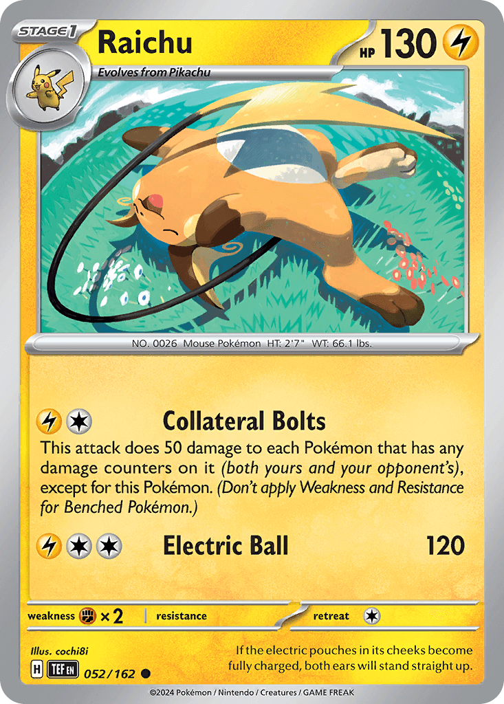 Raichu (Temporal Forces) - 52/162