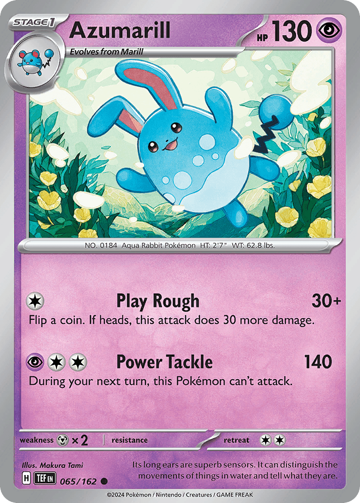 Azumarill (Temporal Forces) - 65/162