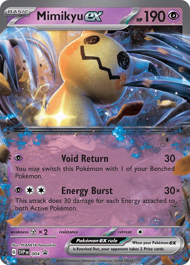 Mimikyu ex (Scarlet & Violet Black Star Promos) - 4/102