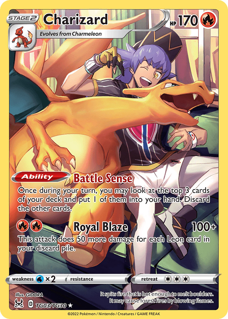 Charizard (Lost Origin Trainer Gallery) - TG03/30