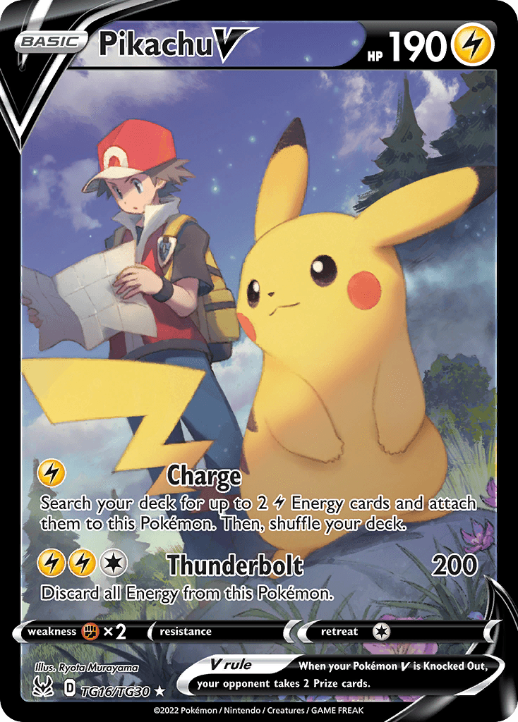 Pikachu V (Lost Origin Trainer Gallery) - TG16/30