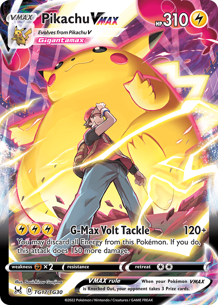 Pikachu VMAX (Lost Origin Trainer Gallery) - TG17/30