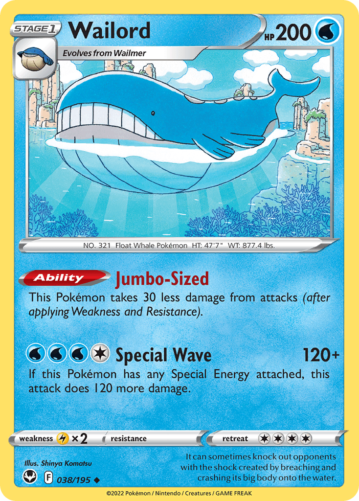 Wailord (Silver Tempest) - 38/195