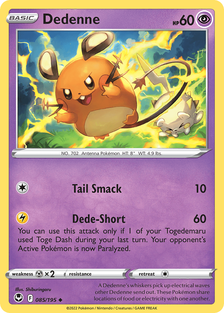 Dedenne (Silver Tempest) - 85/195