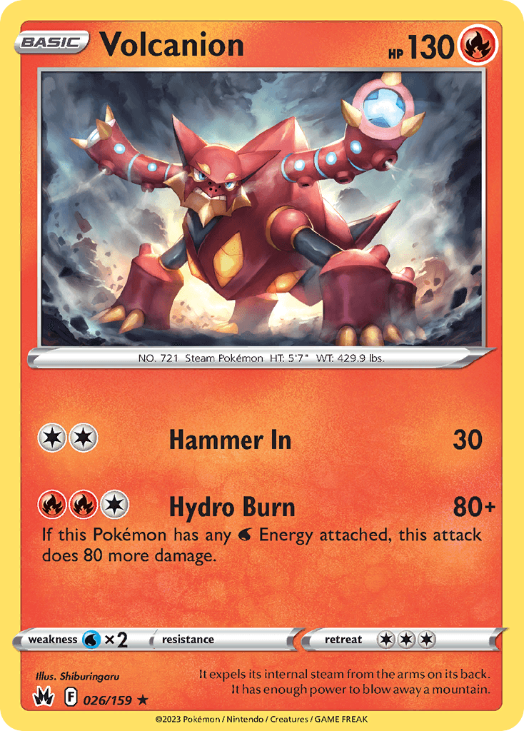 Volcanion (Crown Zenith) - 26/159