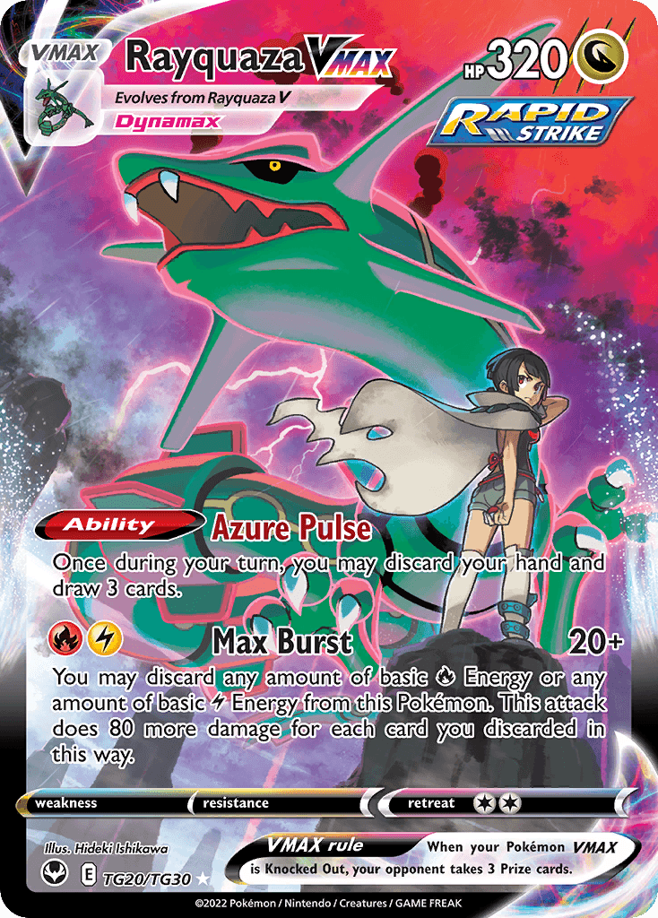 Rayquaza VMAX (Silver Tempest Trainer Gallery) - TG20/30