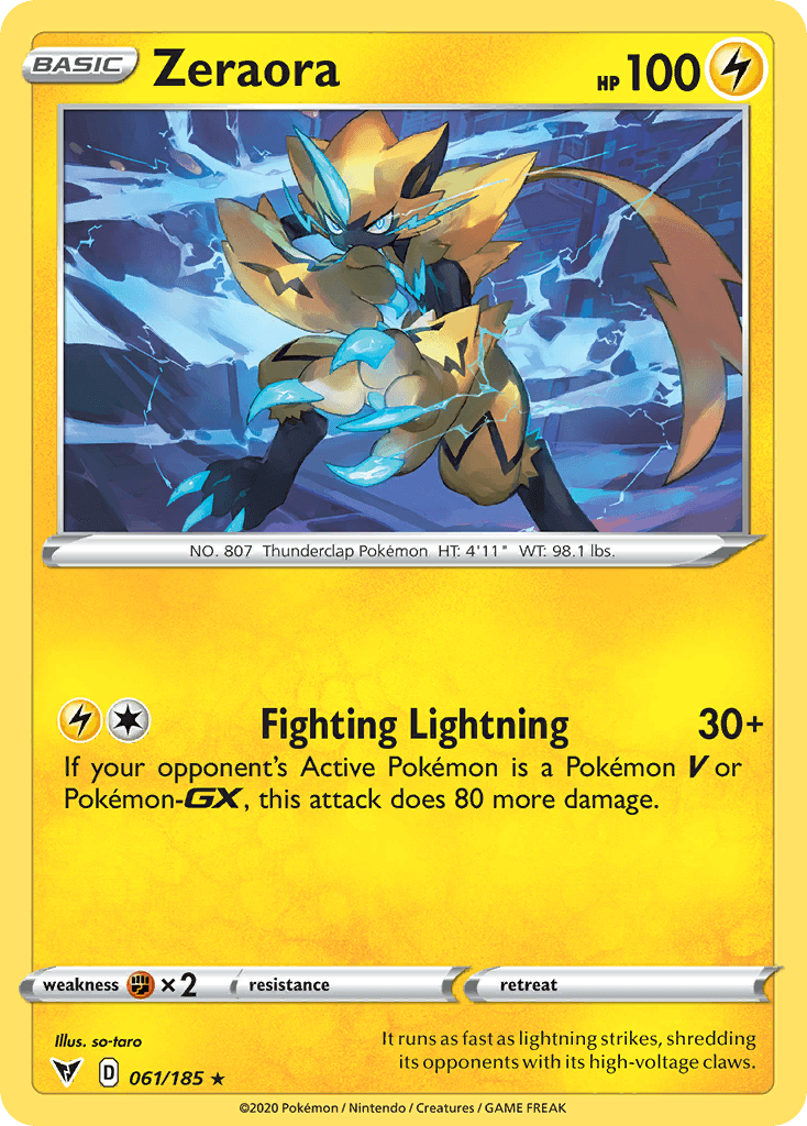 Zeraora (Vivid Voltage) - 61/185