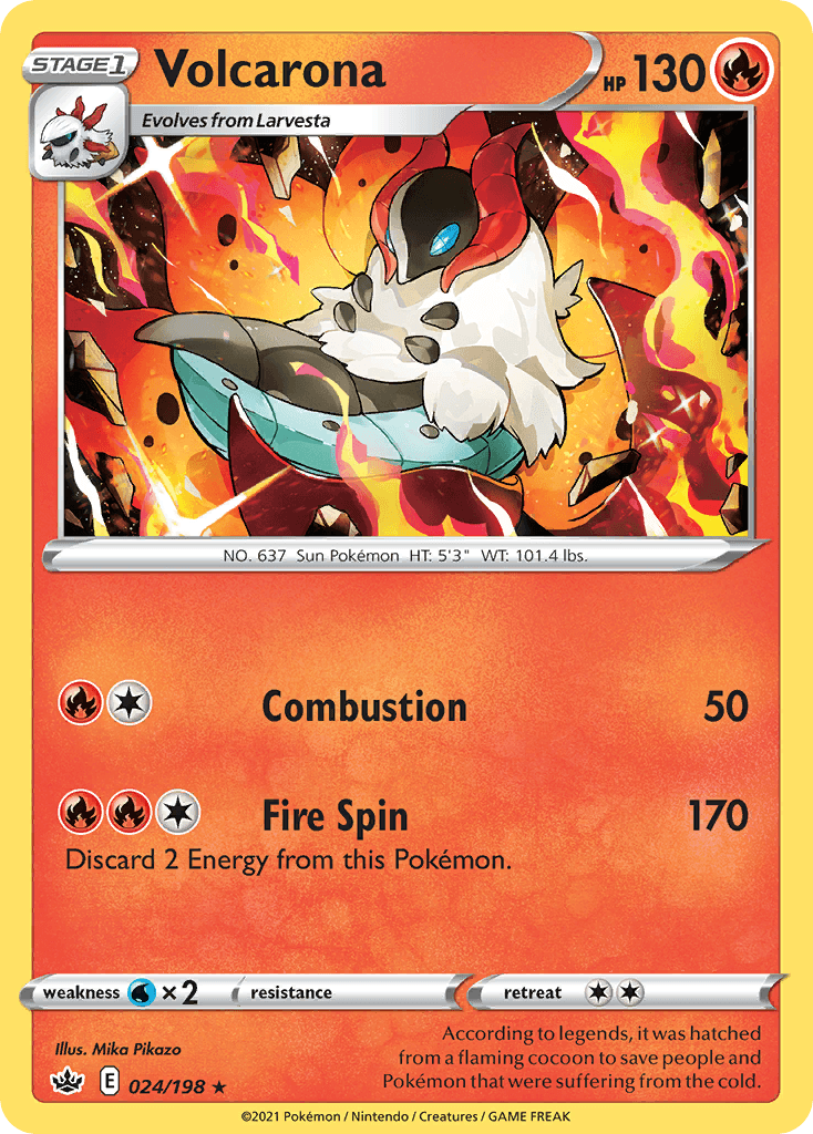 Volcarona (Chilling Reign) - 24/198