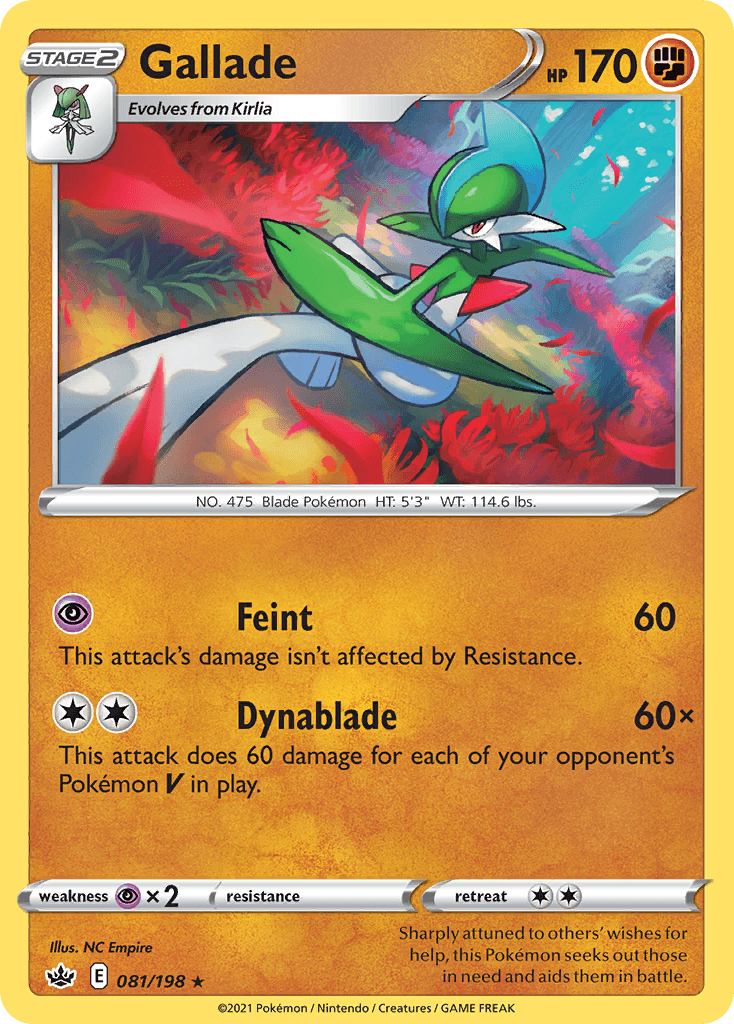 Gallade (Chilling Reign) - 81/198