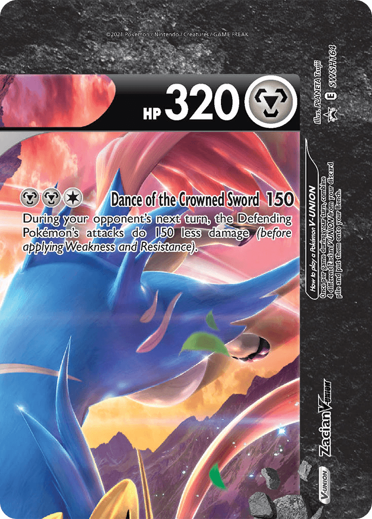 Zacian V-UNION (SWSH Black Star Promos) - SWSH164/307