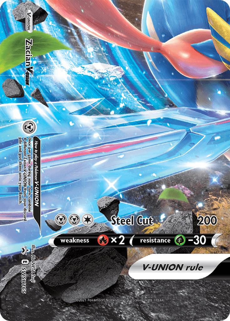 Zacian V-UNION (SWSH Black Star Promos) - SWSH165/307