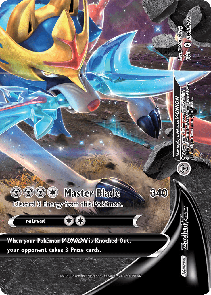 Zacian V-UNION (SWSH Black Star Promos) - SWSH166/307