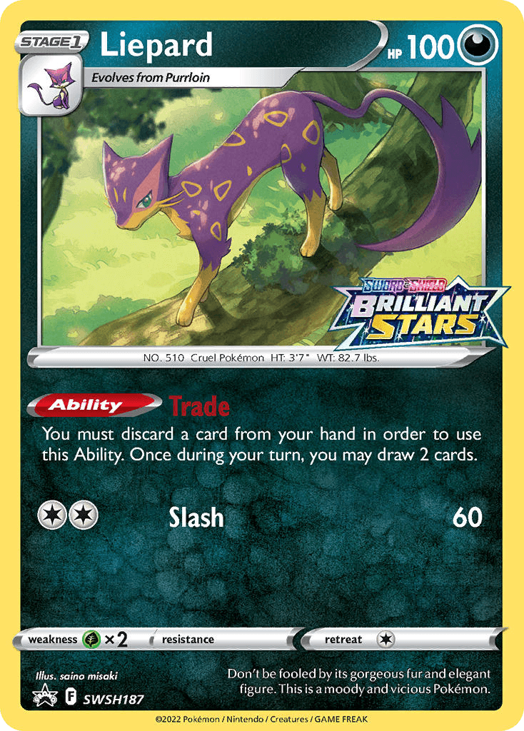 Liepard (SWSH Black Star Promos) - SWSH187/307