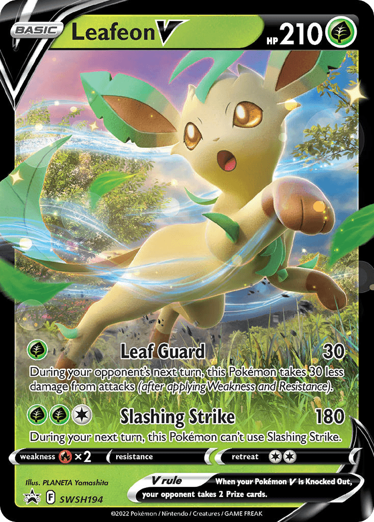 Leafeon V (SWSH Black Star Promos) - SWSH194/307