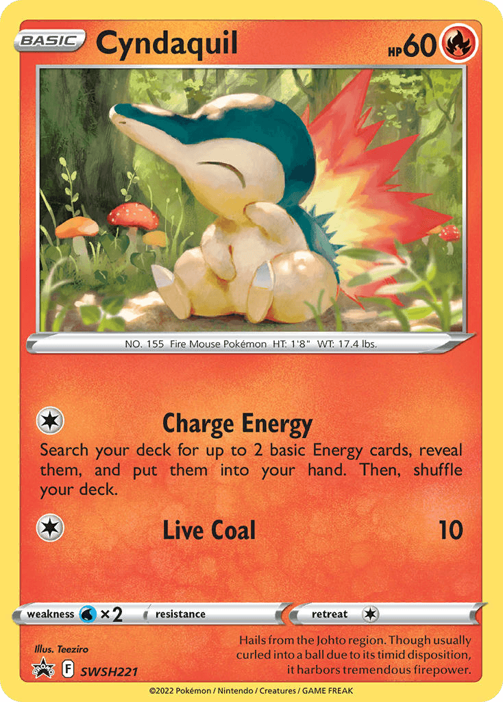 Cyndaquil (SWSH Black Star Promos) - SWSH221/307