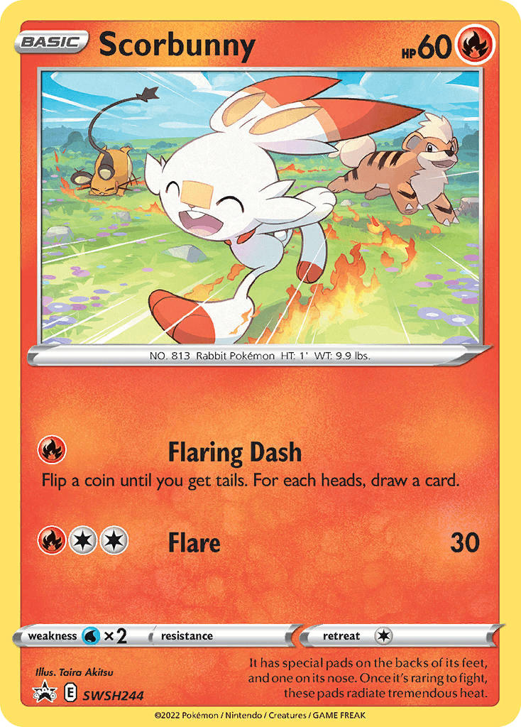 Scorbunny (SWSH Black Star Promos) - SWSH244/307