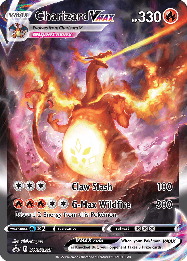 Charizard VMAX (SWSH Black Star Promos) - SWSH261/307