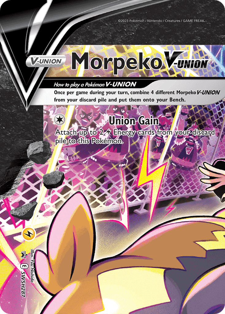 Morpeko V-UNION (SWSH Black Star Promos) - SWSH287/307